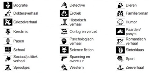 Bibliotheek _genre -iconen _497x 240